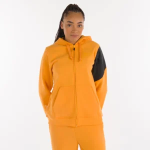 Damen-Zip-Sweatshirt Gelb